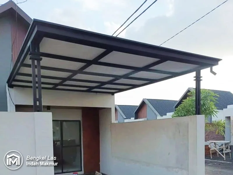 Kanopi besi Minimalis
