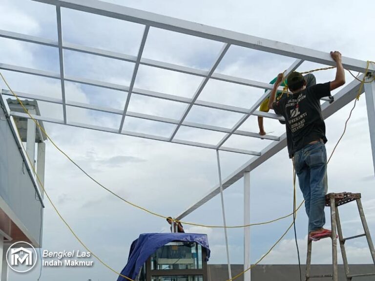 Jasa Bengkel las Pasang Kanopi